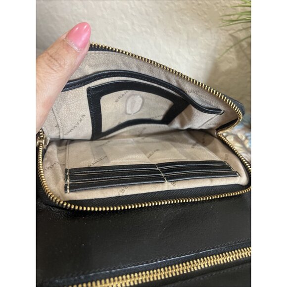 Brahmin Cleo Melbourne Croc Pecan Brown Crossbody Bag Purse - Picture 9 of 16